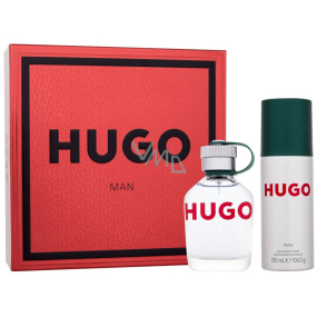 Hugo Boss Hugo Man Eau de Toilette 75 ml + Deodorant Spray 150 ml, Gift Set for Men