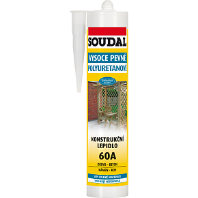 Soudal 60A Construction Adhesive for Wood, Clear, 300 ml