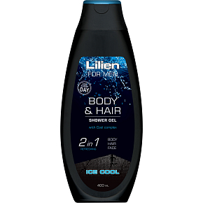 Lilien Men Ice Cool Shower Shampoo, 400 ml