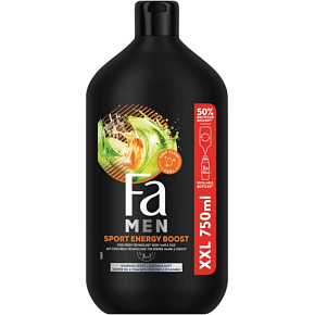 Fa Sport Energy Boost 3-in-1 shower gel for men 750 ml