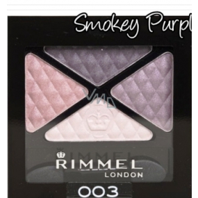 Rimmel London Glam Eyes quad eyeshadow 003 Smokey Purple 4 g