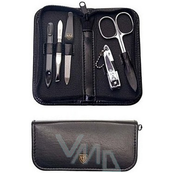 Kellermann 3 Swords Luxury Manicure 5 Piece Artificial Leather from High-Quality Synthetic Leather 5212 F N