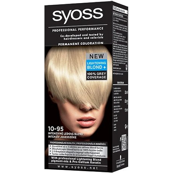 Syoss Lightening Blond Professional Hair Color 10 - 95 Intense ice blond