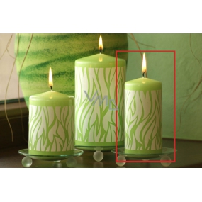 Lima Savana candle green cylinder 60 x 120 mm 1 piece