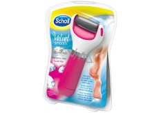 Scholl Velvet Smooth Express Pedi with Diamond Crystals Pink elektrický pilník na chodidla 1 kus