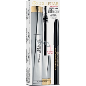 Collistar Art Design Extra Black mascara 12 ml + Matita Professionale Occhi eye pencil Black 1.2 g, cosmetic set
