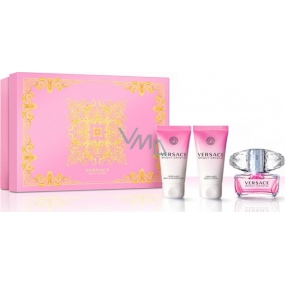 Versace Bright Crystal EdT 50 ml + 50 ml + 50 ml shower gel, gift set