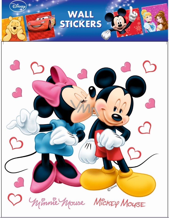 Room Decor Wall Stickers Disney Minnie And Mickey Mouse 30 X 30 Cm