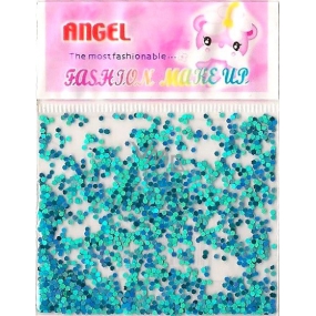 Angel nail decorations wheels turquoise 1 pack