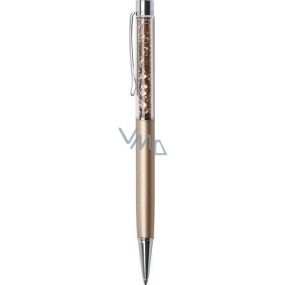 Nekupto For you a ballpoint pen with gold crystals