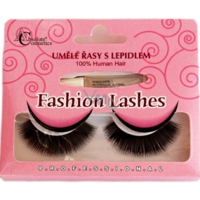 Absolute Cosmetics Fashion Lashes False eyelashes with glue, No. 20, black