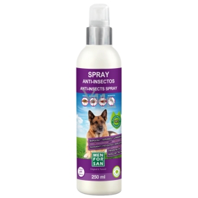 MenforSan Antiparasitic spray for dogs against fleas and ticks with margos extract 250 ml