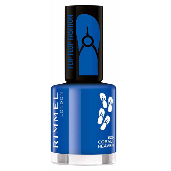 Rimmel London 60 Seconds Flip Flop nail polish 826 Cobalt Heaven 8 ml