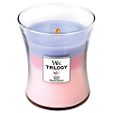 WoodWick Trilogy Botanical Garden - Botanical garden scented candle with wooden wick and lid glass medium 275g