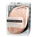 Tangle Teezer Compact Professional compact hair brush, Rose Gold Black - rose gold