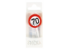 Albi Cake candle single - Brand 70, 2,5 cm