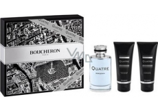 Boucheron Quatre pour Homme Eau De Toilette 100 ml + After Shave Balm 100 ml + Shower Gel 100 ml, Gift Set