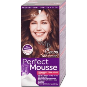 Schwarzkopf Perfect Mousse Permanent Foam Color Hair Color 565 Gold Cocoa