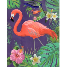 Nekupto Gift paper bag 18 x 23 x 10 cm Flamingo 1753 40 KFM