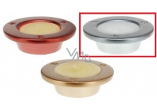 Candle in ceramic 100x30 Silver plate 4118