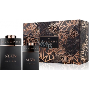 Bvlgari Man In Black perfumed water for men 60 ml + perfumed water 15 ml, gift set