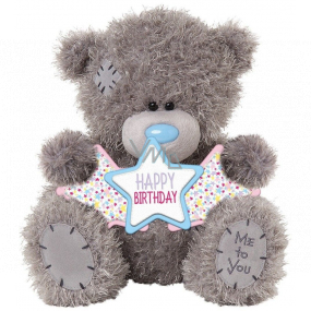 Me to You Teddy bear 3 stars Happy Birthday 23 cm