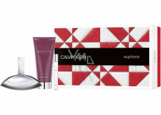 Calvin Klein Euphoria perfumed water for women 100 ml + perfumed water 10 ml + body lotion 200 ml, gift set