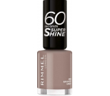 Rimmel London 60 Seconds Super Shine Nail Polish nail polish 810 Grungy Gray 8 ml