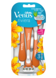 Gillette Venus Riviera disposable razor 3 blades, 3 pieces for women