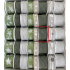 Ditipo Fabric Ribbon with Wire Green 2 m x 40 mm