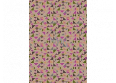 Ditipo Gift wrapping paper 70 x 100 cm Coloured triangles 2 sheets