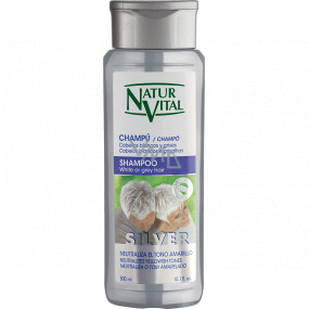 Natur Vital Silver shampoo for colored hair neutralizing yellow and orange tones 300 ml