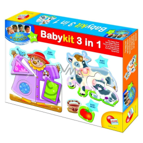Baby Genius 3in1 Activities educational game 40 pieces, recommended age 1+