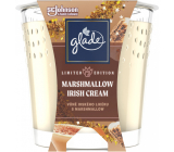 Glade Marshmallow Irish Cream scented Irish liqueur and marshmallow scented candle in glass, burning time up to 38 hours 129 g