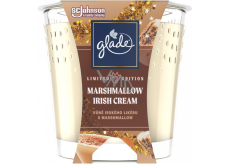 Glade Marshmallow Irish Cream scented Irish liqueur and marshmallow scented candle in glass, burning time up to 38 hours 129 g