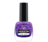 Golden Rose Keratin Nail Color Glitter Nail Lacquer 414 10,5 ml