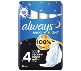 Always Classic Maxi Night sanitary napkins with wings 6 pcs