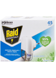 Raid Essentials electric vaporizer with liquid refill against mosquitoes 45 nights 27 ml