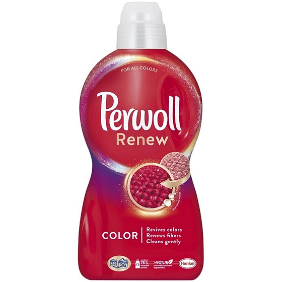 Perwoll Renew Color washing gel for coloured clothes, protection against loss of shape and preservation of colour intensity 36 doses 1.98 l