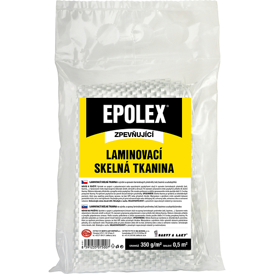 Epolex 350 g/m² laminating glass fabric, 0.5 m²