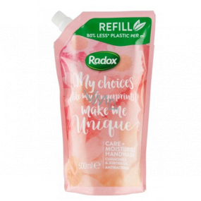 Radox Care + Moisturise Chamomile and jojoba oil antibacterial liquid soap refill 500 ml