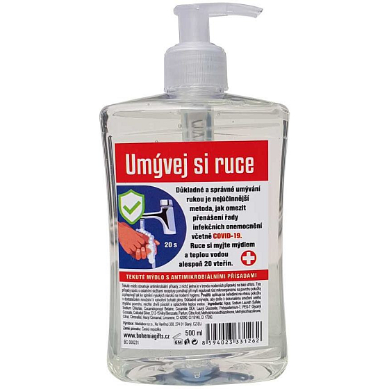 Bohemia Gifts Antibacterial additive liquid soap 500 ml