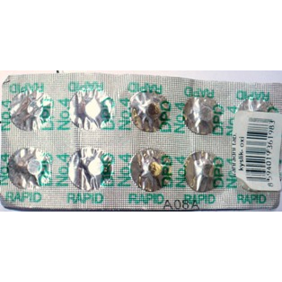 Probazen Oxi replacement tablets for measurement to determine the oxygen content in pools of 10 pieces