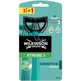 Wilkinson Xtreme 3 Sensitive Comfort disposable razor 3 blades 4 pieces