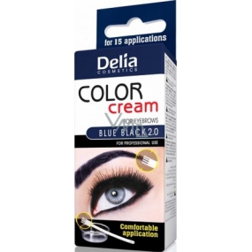 Delia Cosmetics Color Cream Coloring Cream for eyebrows and eyelashes Blue Black 15 ml + 15 ml