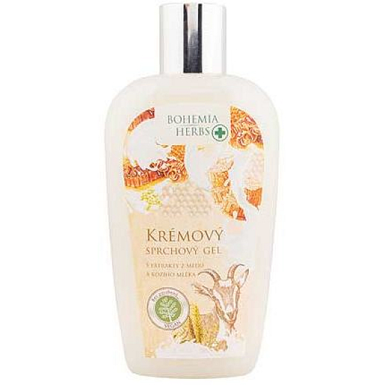 Bohemia Gifts Honey and Goat Milk Moisturizing Shower Gel 250 ml