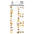 Arch Stickers for Canning Mushrooms 18 Labels