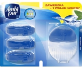 Ambi Pur Fresh Water & Mint Toilet toilet block and 3 refills 4 x 55 ml