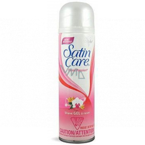 Gillette Satin Care Floral Passion shaving gel for women 200 ml