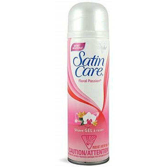 Gillette Satin Care Floral Passion shaving gel for women 200 ml